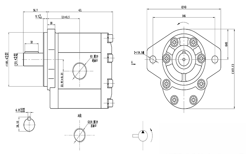PG30 Series Gear Pump PG30 Series Gear Pump