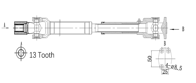 YX25M Transmission Shaft
